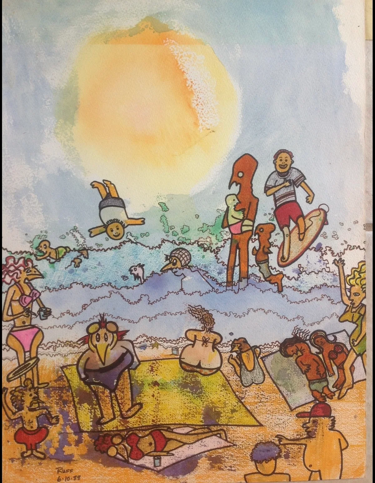 At the Beach