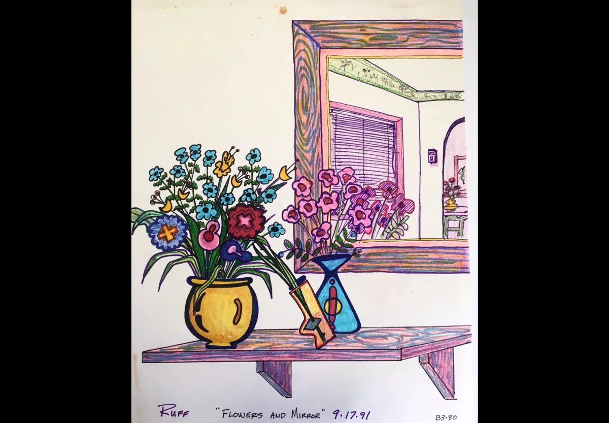 Flowers and Mirror