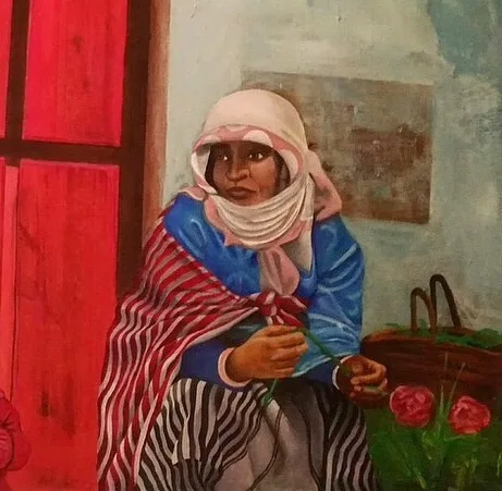 The Red Door, detail