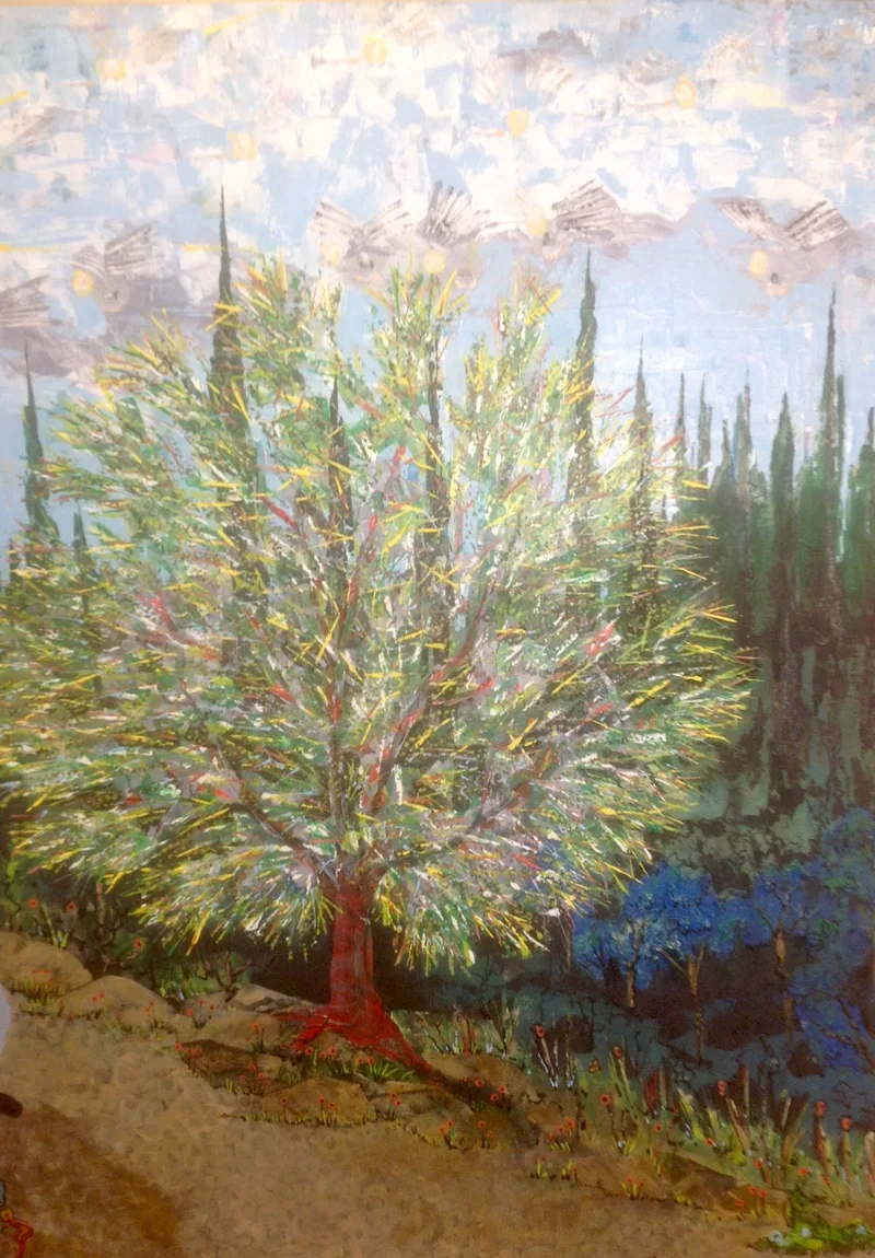 The Emmaus Road, detail