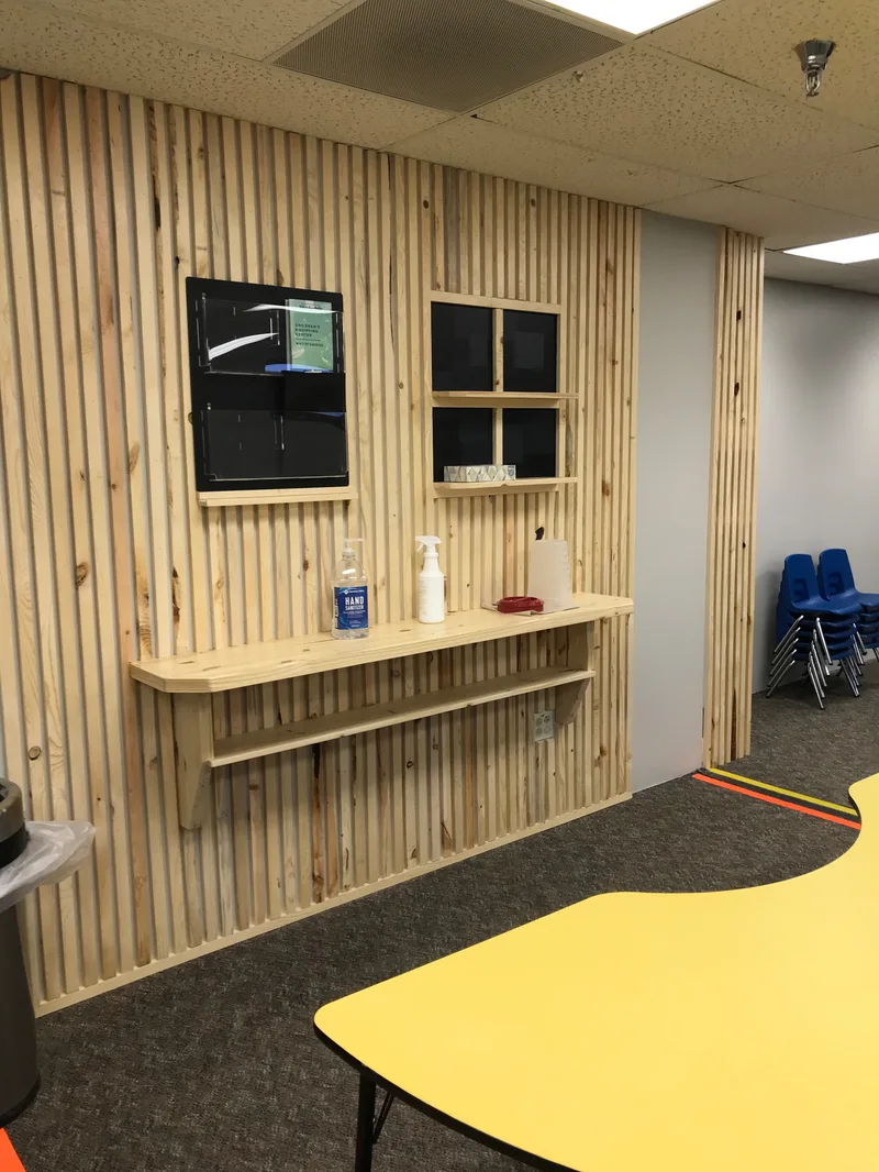 Specialty Wall Woodworking, detail