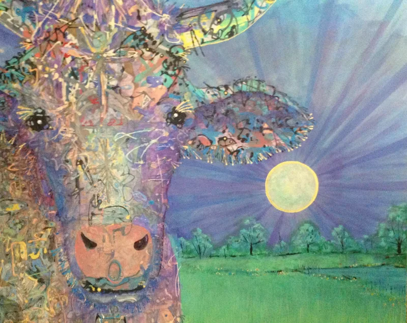 Cow, detail