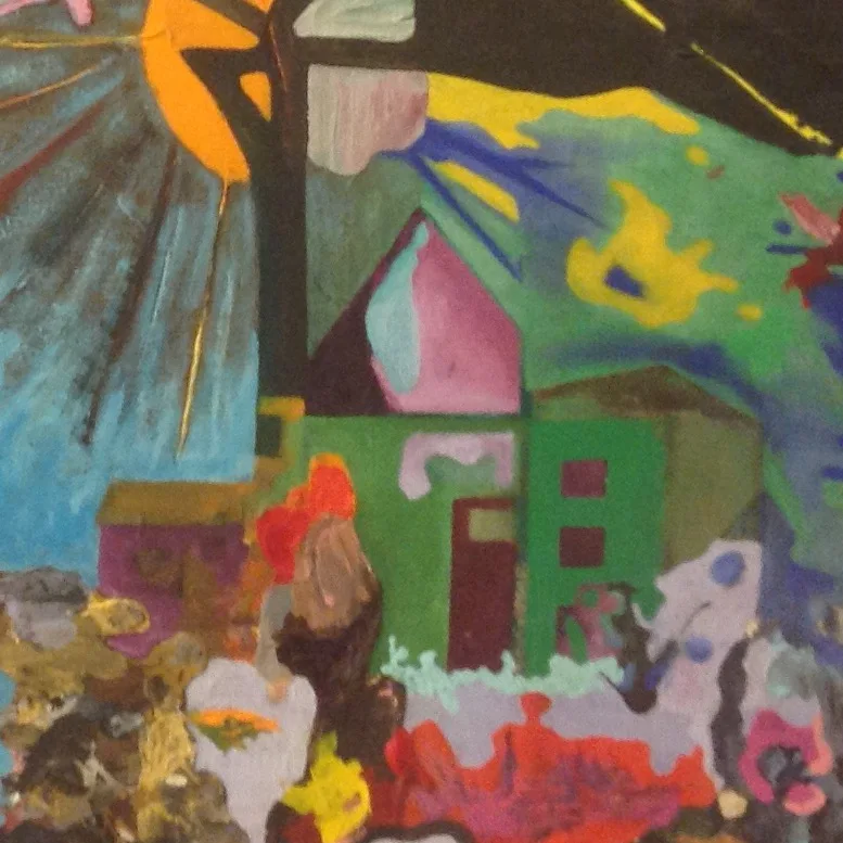Behind the Red Door, detail